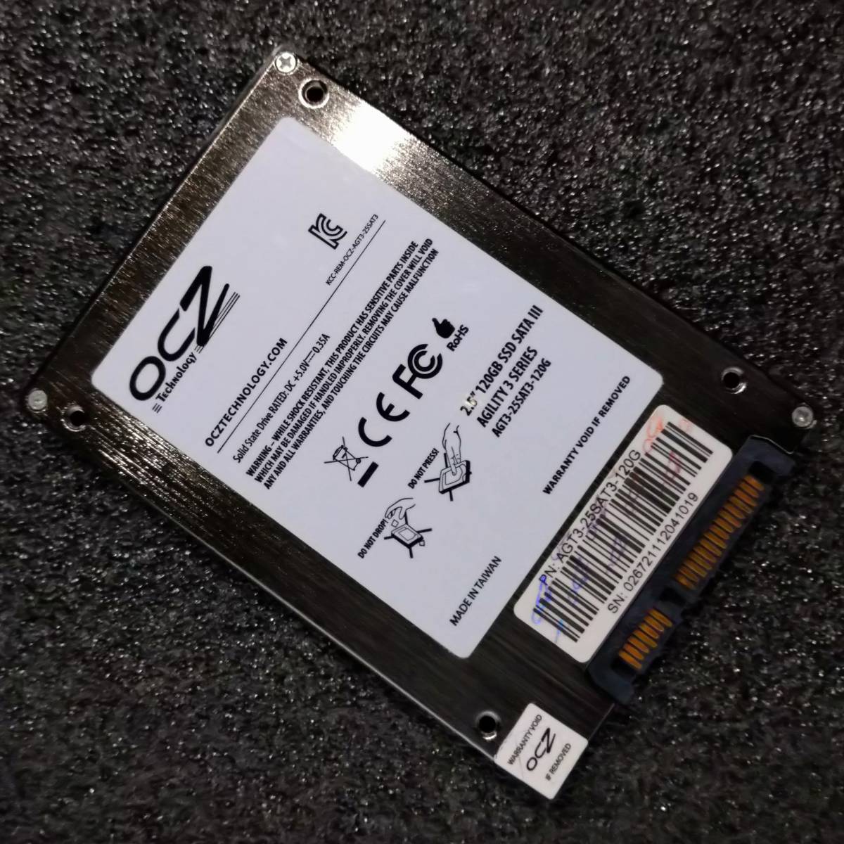 【中古】OCZ AGILITY3シリーズ 120GB [2.5インチSATA接続SSD]