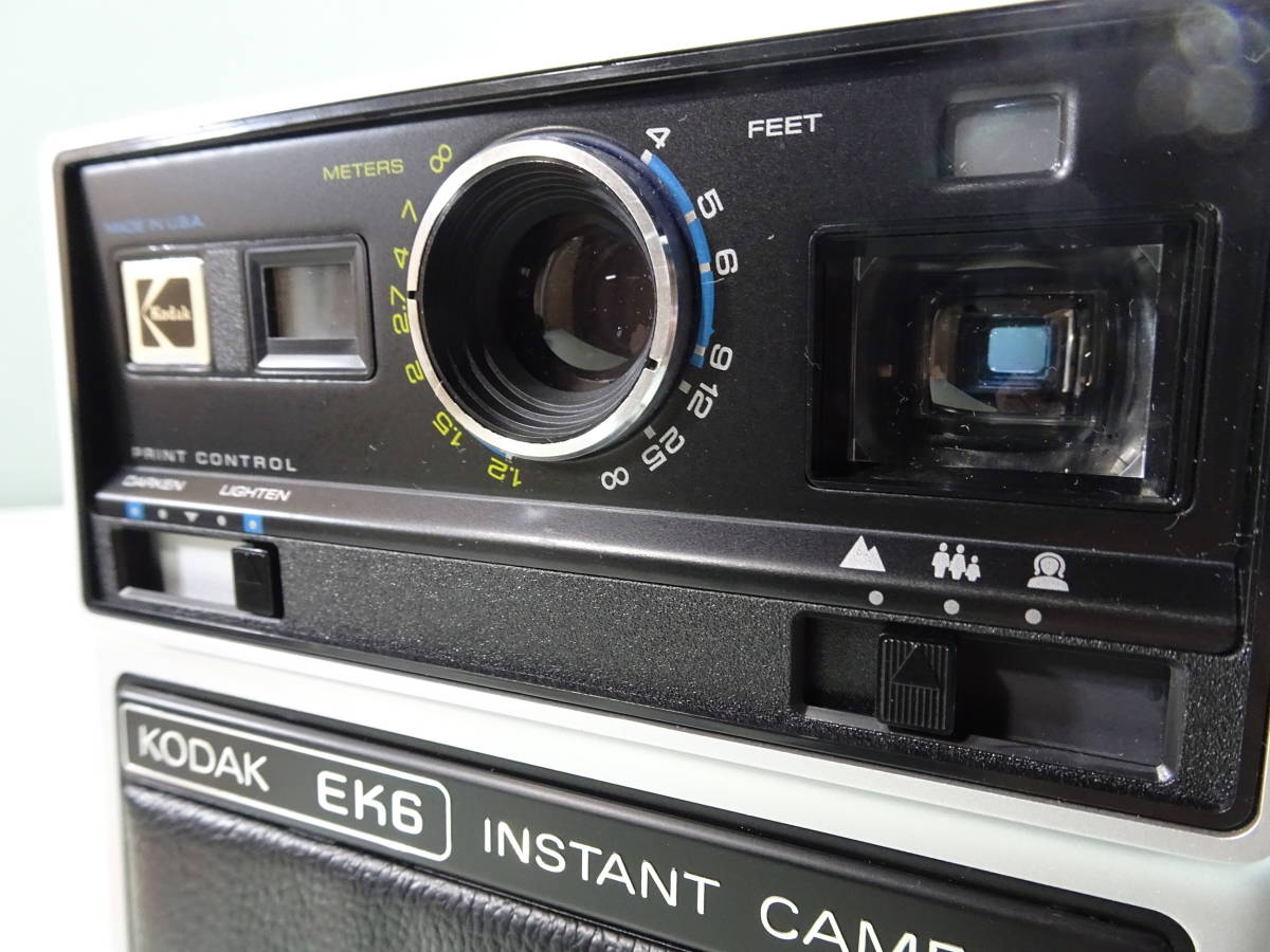 KODAK/コダック　インスタントカメラ　ソフトバックケース付き　未チェック部品取り品　中古　当時物_画像6