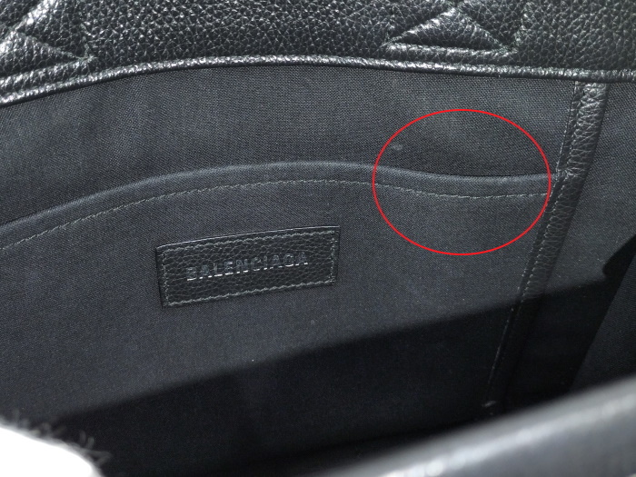 BALENCIAGA ハードウェアトートスモール フルグレインレザー 671402