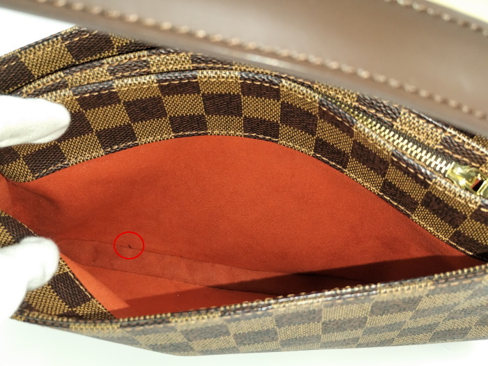 LOUIS VUITTON オーバーニュ ワンショルダーバッグ ダミエ エベヌ