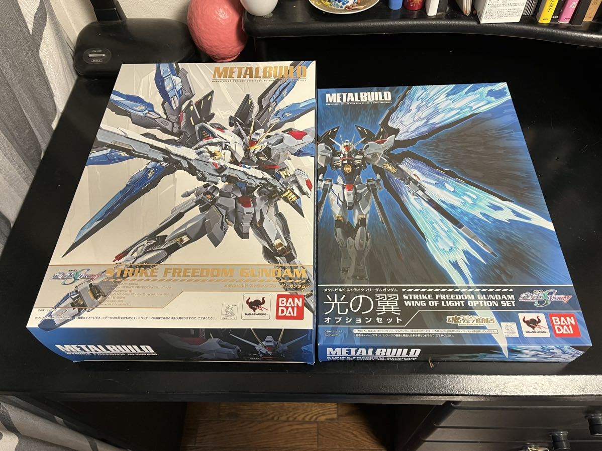 未開封品 METAL BUILD ストライクフリーダムガンダム※光の翼付き-