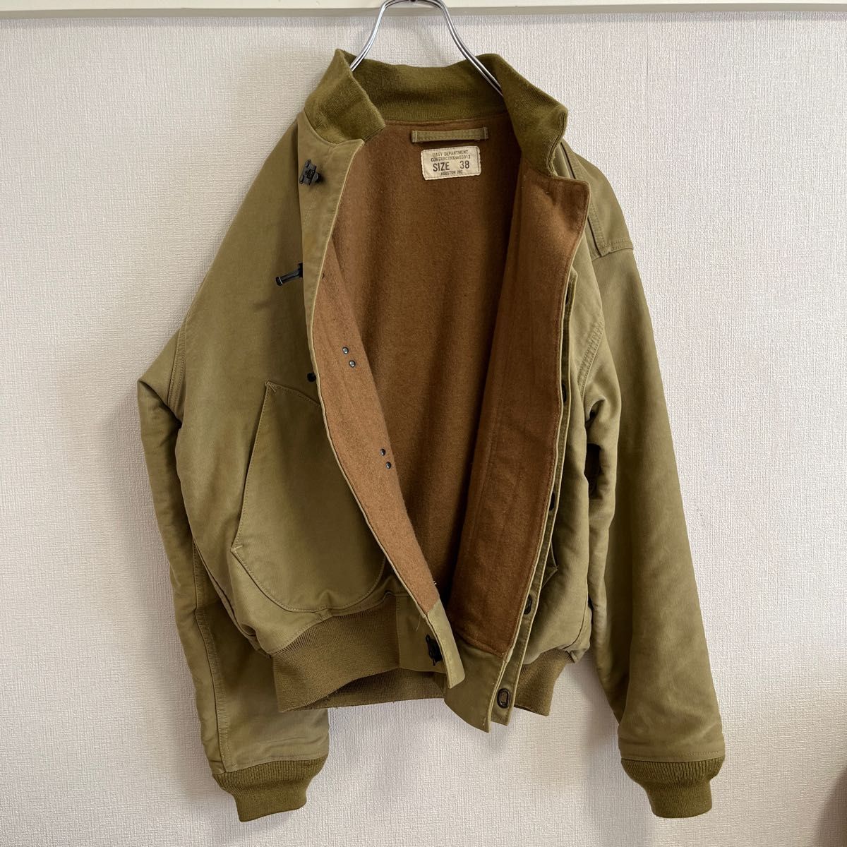 レア HOUSTON U.S.NAVY N-10 フックデッキジャケット | alfasaac.com