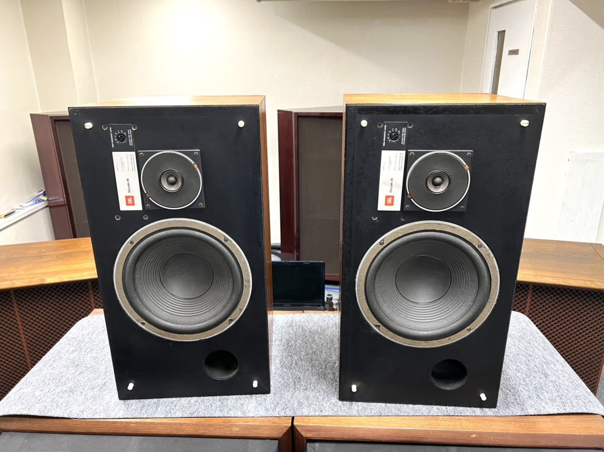 インピーダ】 JBL L26 DECADE 2ウェイ スピーカーペア。エツジ交換済み