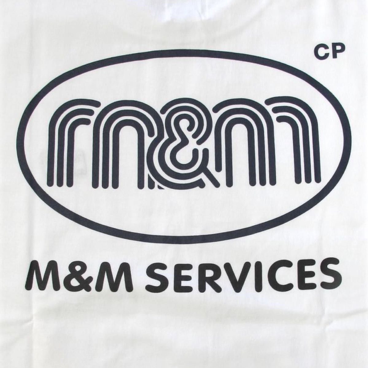 エムアンドエム Tシャツ/M&M ロゴ バックプリント WHITE XLサイズ