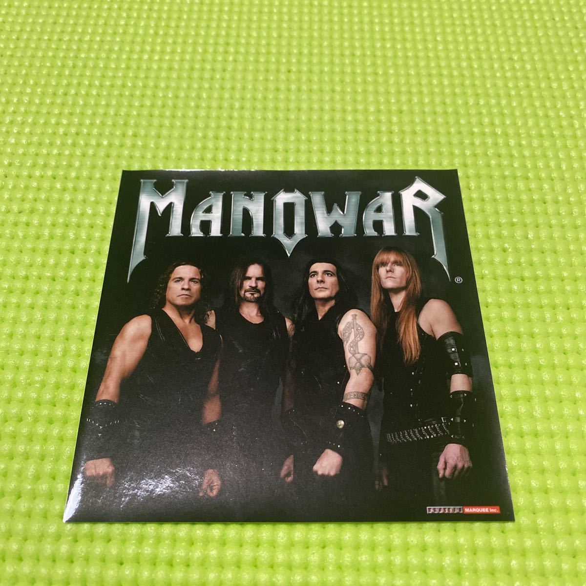  unopened MANOWAR GODS OF WARgoz*ovu* War mano War /CD shrink attaching sticker attaching 