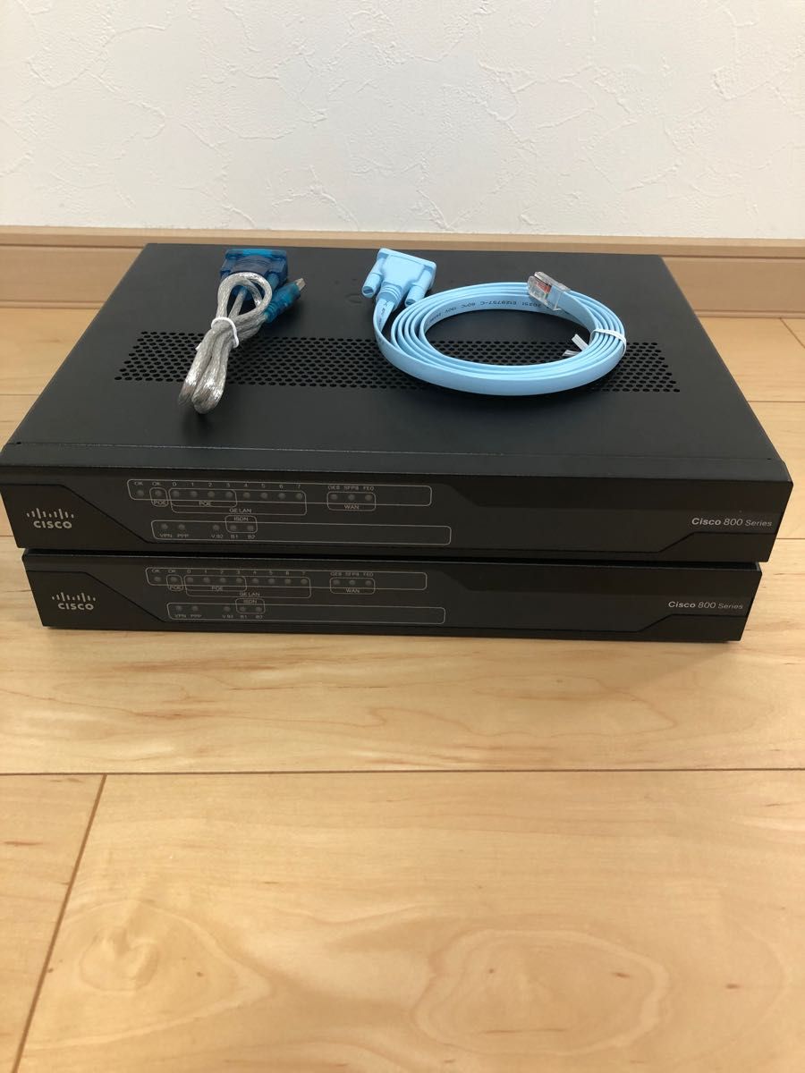 【CCNA、CCNP】2台Cisco891FJ