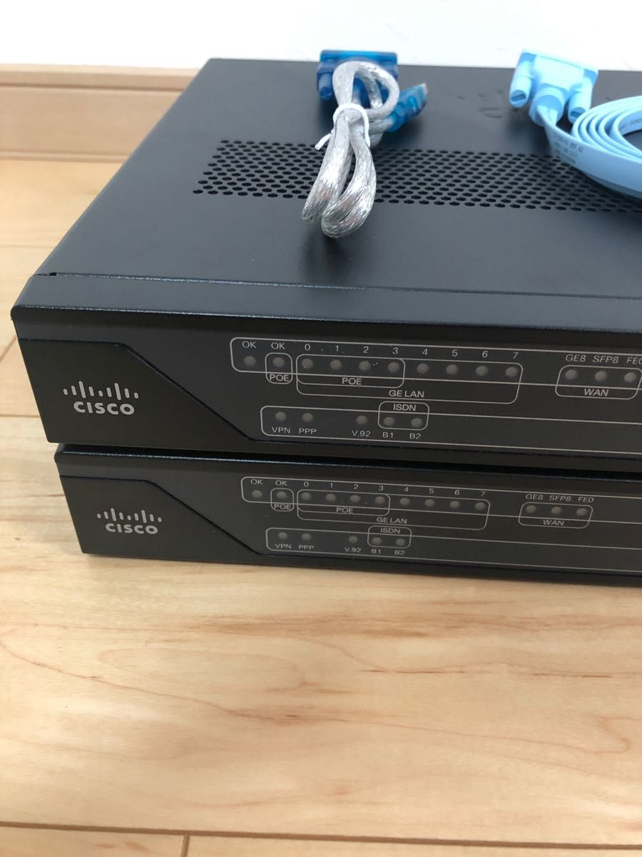 【CCNA、CCNP】2台Cisco891FJ