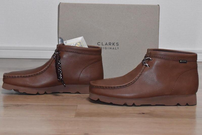 クラークス ワラビーブーツ GORE-TEX UK61/2 24.5cm ◇-