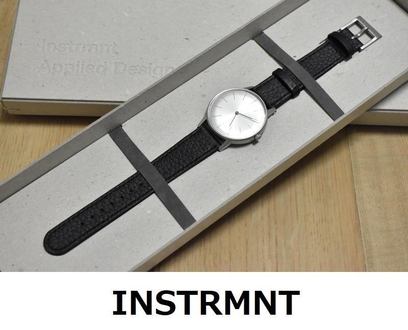 INSTRMNT クォーツ式 腕時計 定価38500円 インストゥルメント 