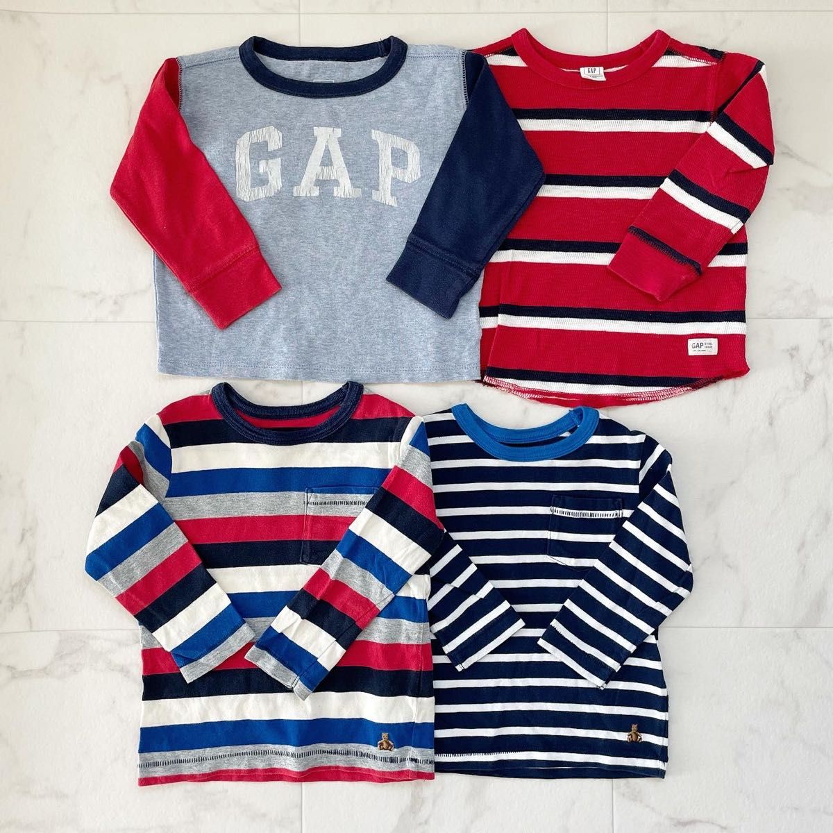 babygap ベビーギャップ　GAP Tシャツ　長袖　ロンT  4枚セット　90cm