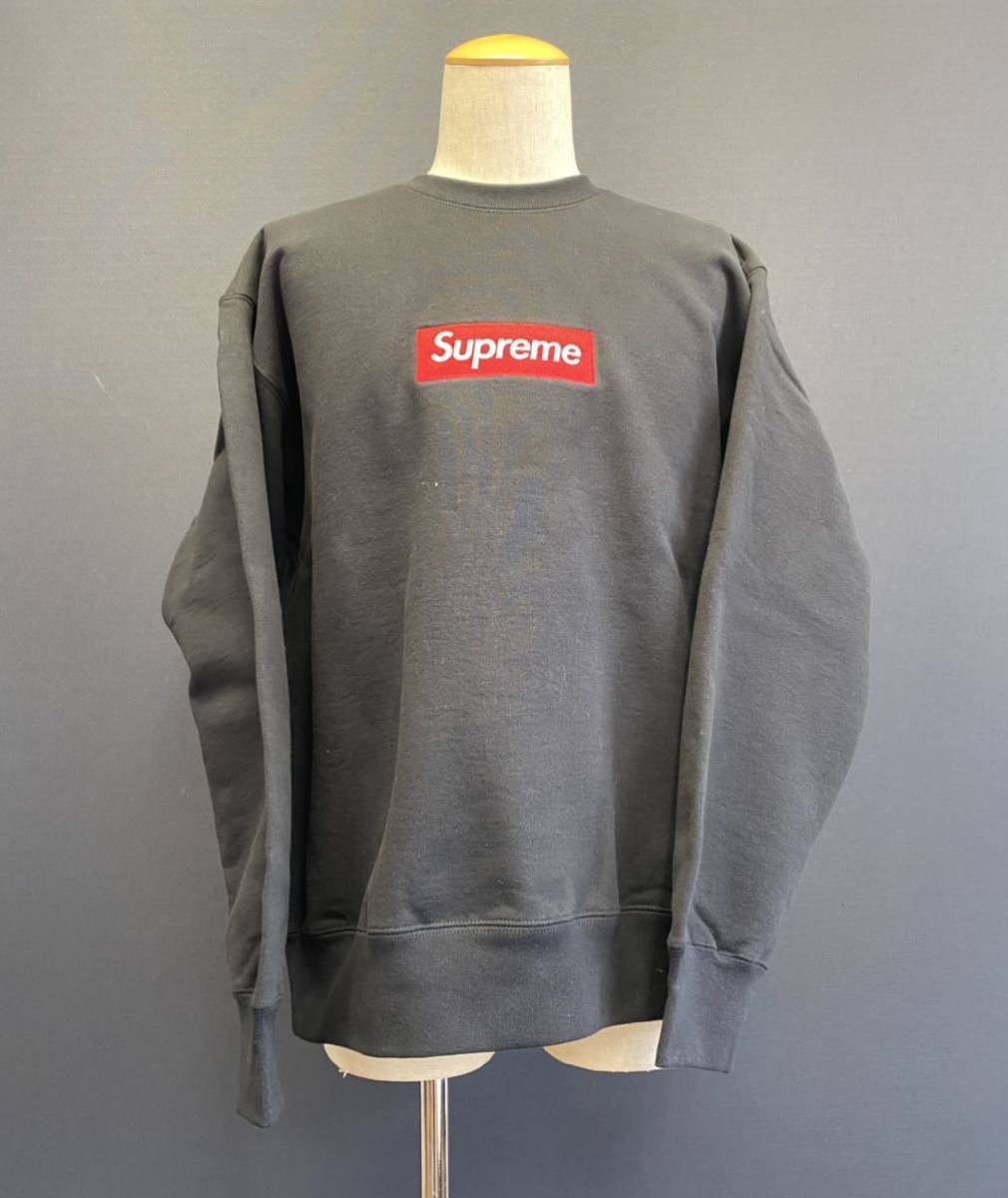 Supreme Box Logo Crewneck Black シュプリーム ボックス ロゴ クルー ...