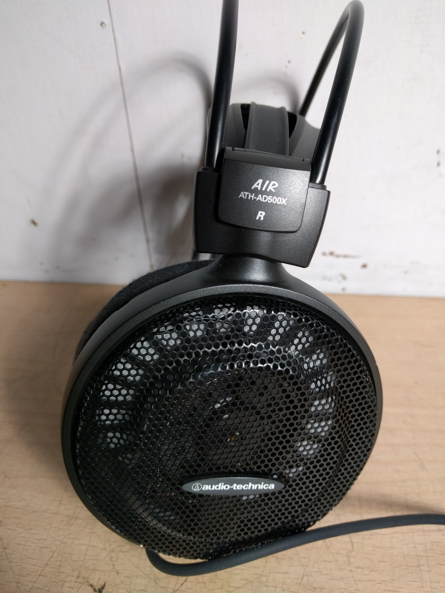 H0-3119　audio-technica ATH-AD500X エアーダイナミックヘッドホン ヘッドホン イヤホン_画像3