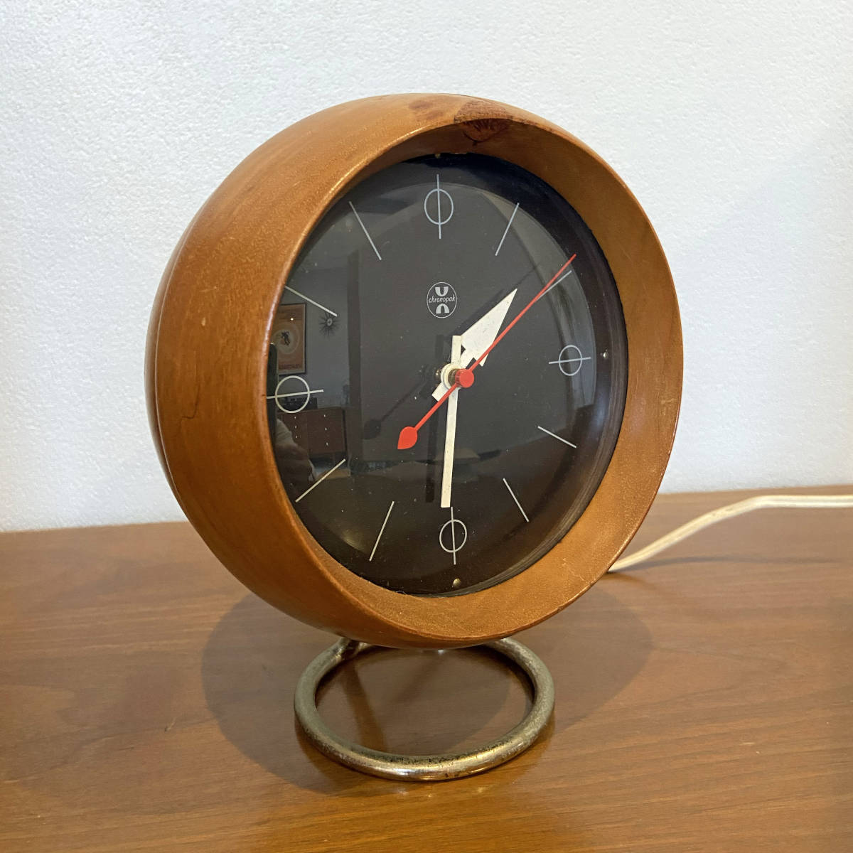  Vintage George Nelson Chronopak Clock by Howard Miller 50*s Mid-century 