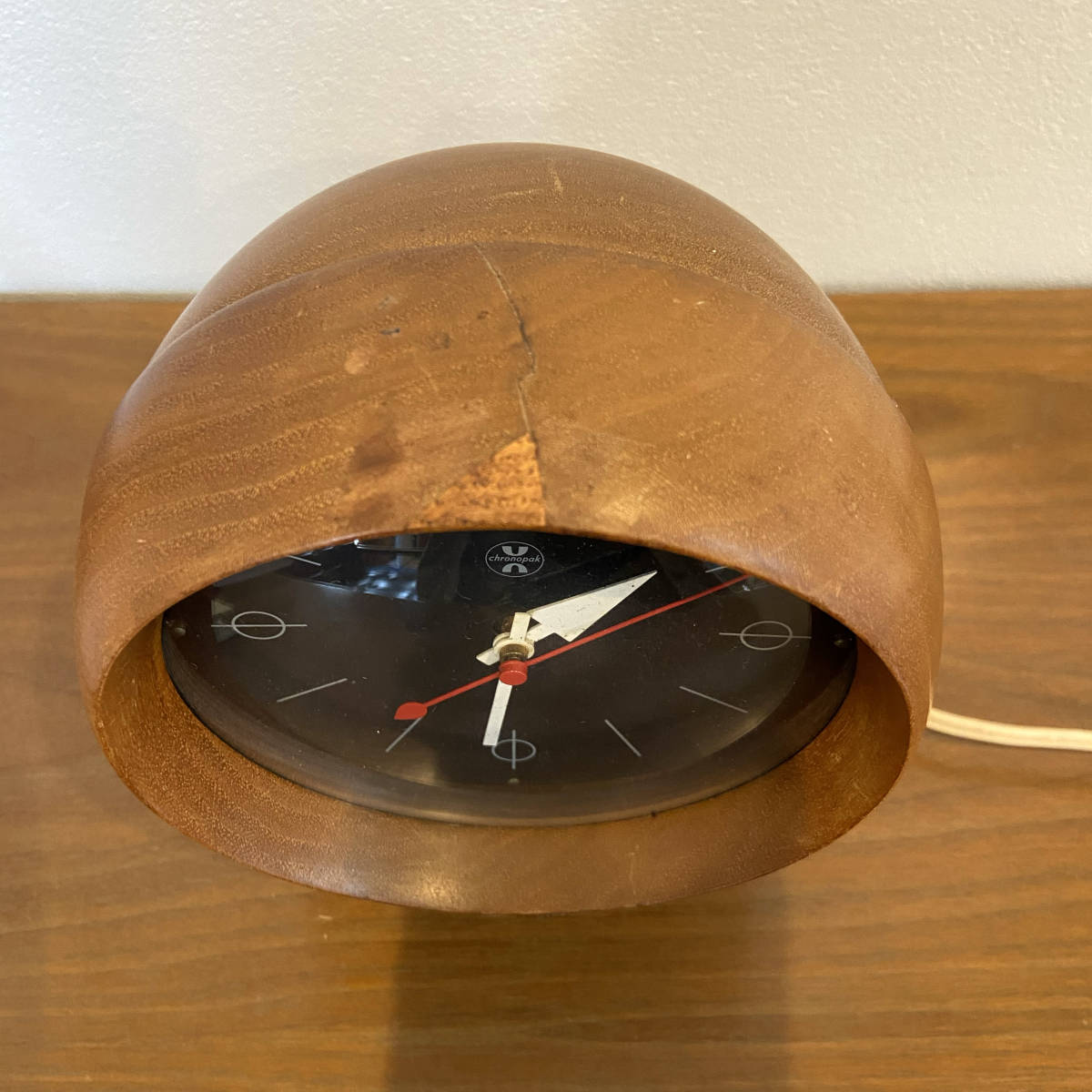  Vintage George Nelson Chronopak Clock by Howard Miller 50*s Mid-century 