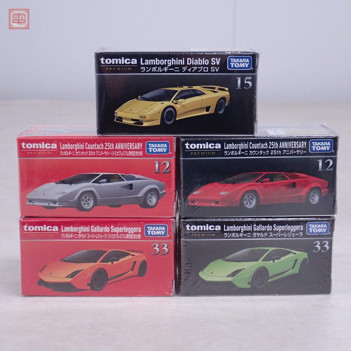 トミカ ランボルギーニ カウンタック 発売記念仕様 5台 castiello.com
