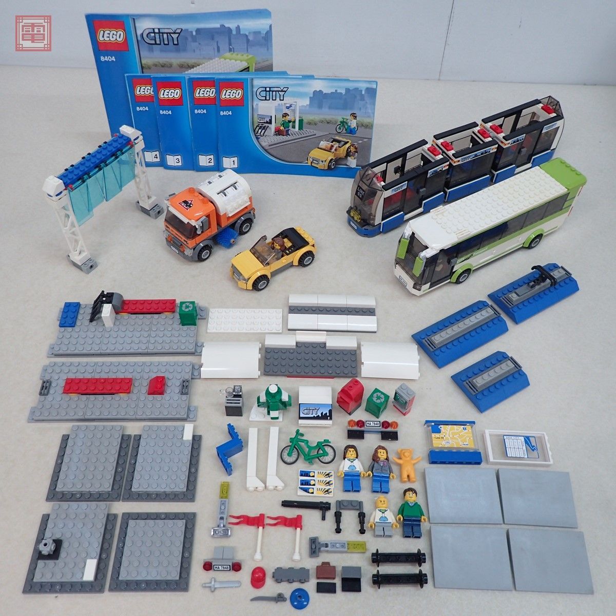 本物新品保証】 8404 路面電車とバスターミナル ○レゴ シティ 8404