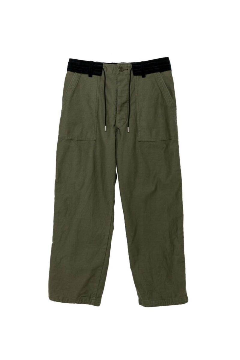 sacai x WTAPS Mill Trouser 02 Pants Khaki カーキ パンツ サイズ1