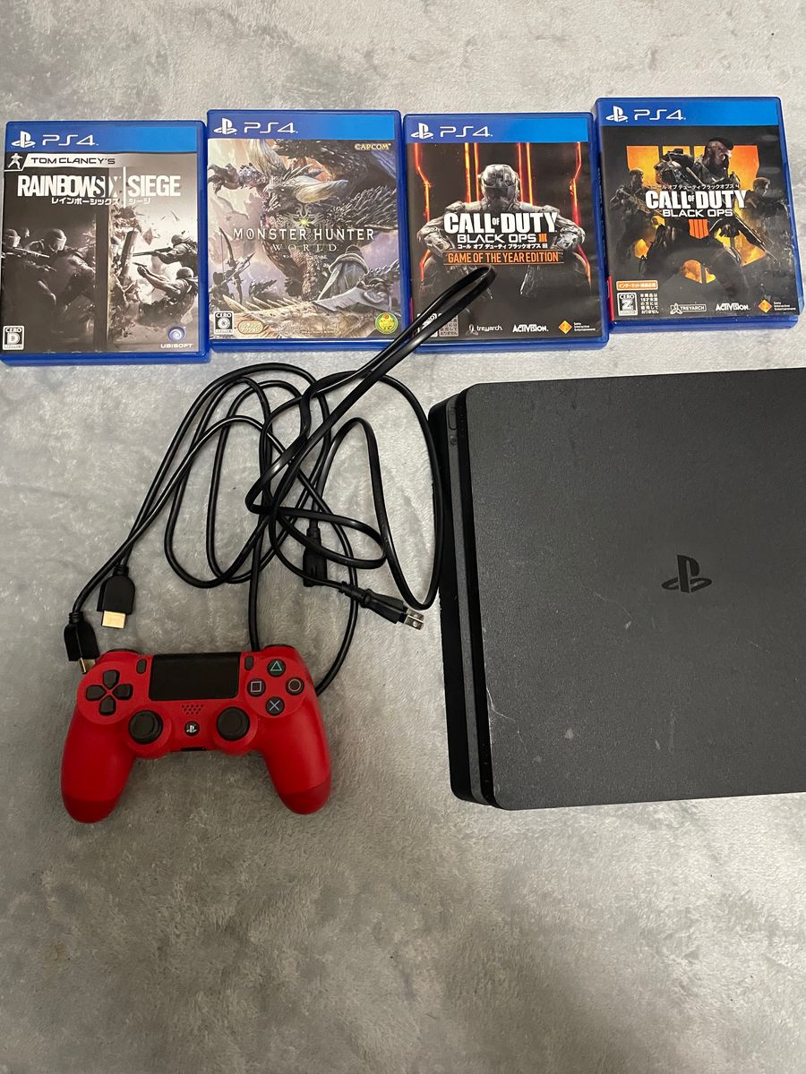 大人気 ps4本体 ブラック 500GB ソフト11本付き CUH-2000A PS4本体