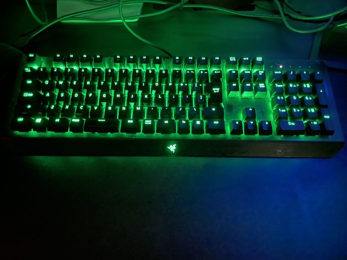 絶品】 Razer ゲーミングキーボード 動作良好 CHROMA X BLACKWIDOW