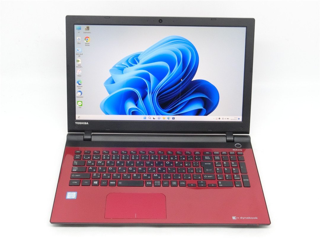 カメラ内蔵/中古/15型/ノートPC/Windows11/新品SSD256/8GB/6世代i3/TOSHIBA T55/VR 新品無線マウス MS office2021搭載
