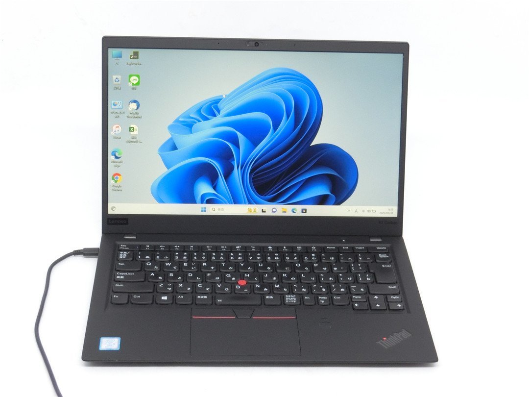 WEBカメラ/最新Win11Pro/USB3.0/中古/14.3型/ノートPC/新品M.2SSD256GB/8GB/8世代i5/Lenovo X1 Carbon 6th office搭載 訳あり品