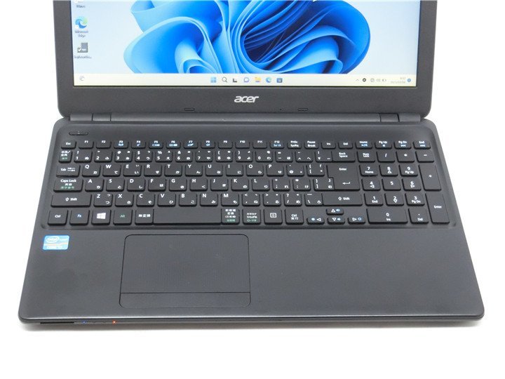 最新Win11Pro/カメラ内蔵/中古/15型/ノートPC/新品SSD256/8GB/3世代i3/ACER　E1-570-F34D/K　新品無線マウス　HDMI/USB3.0/MS office2021搭_画像2