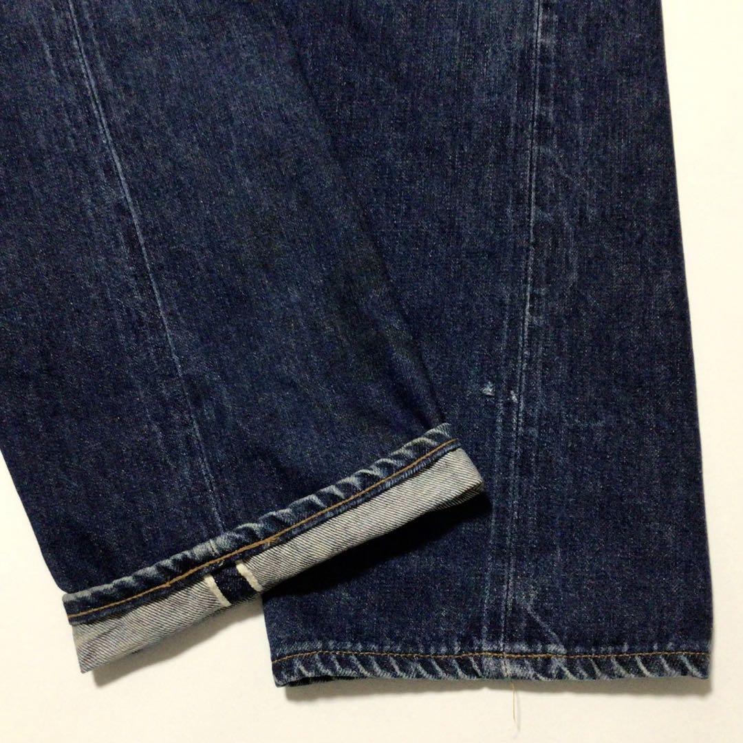☆USA製バレンシア 復刻リーバイス501 赤耳 W32 ビッグE 黒カン 内股