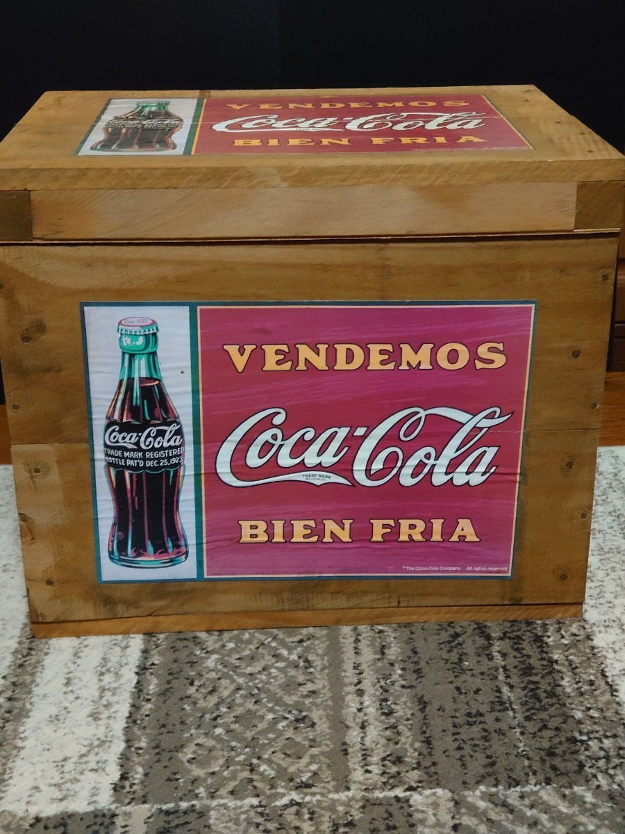 あす楽対応】 Coca-Cola ビンテージ ウッドボックス コカ コーラ