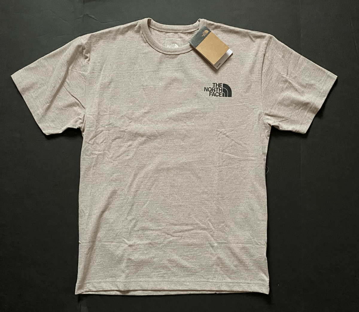 新品USAノースフェイス バックプリントロゴTシャツ ブラウン (XXL) アメリカ直営店購入の画像2