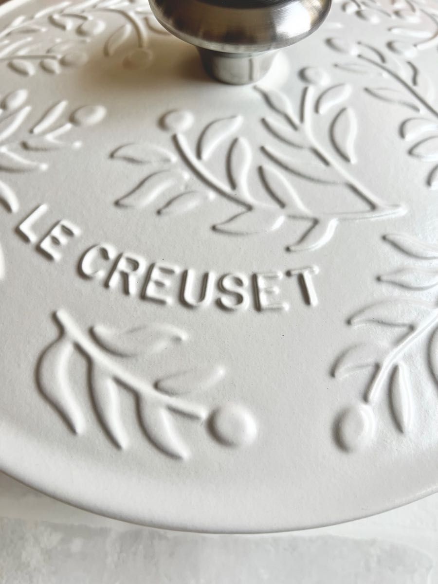 LE CREUSET ルクルーゼ マルミット 28cm オリーブブランチ LE CREUSET ルクルーゼ マルミット 28cm オリーブブランチ