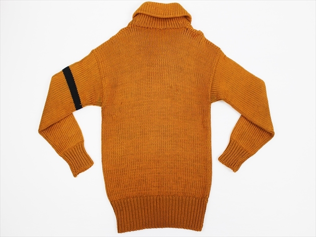 40\'S Vintage шаль цвет вязаный свитер (S степени ) горчица 