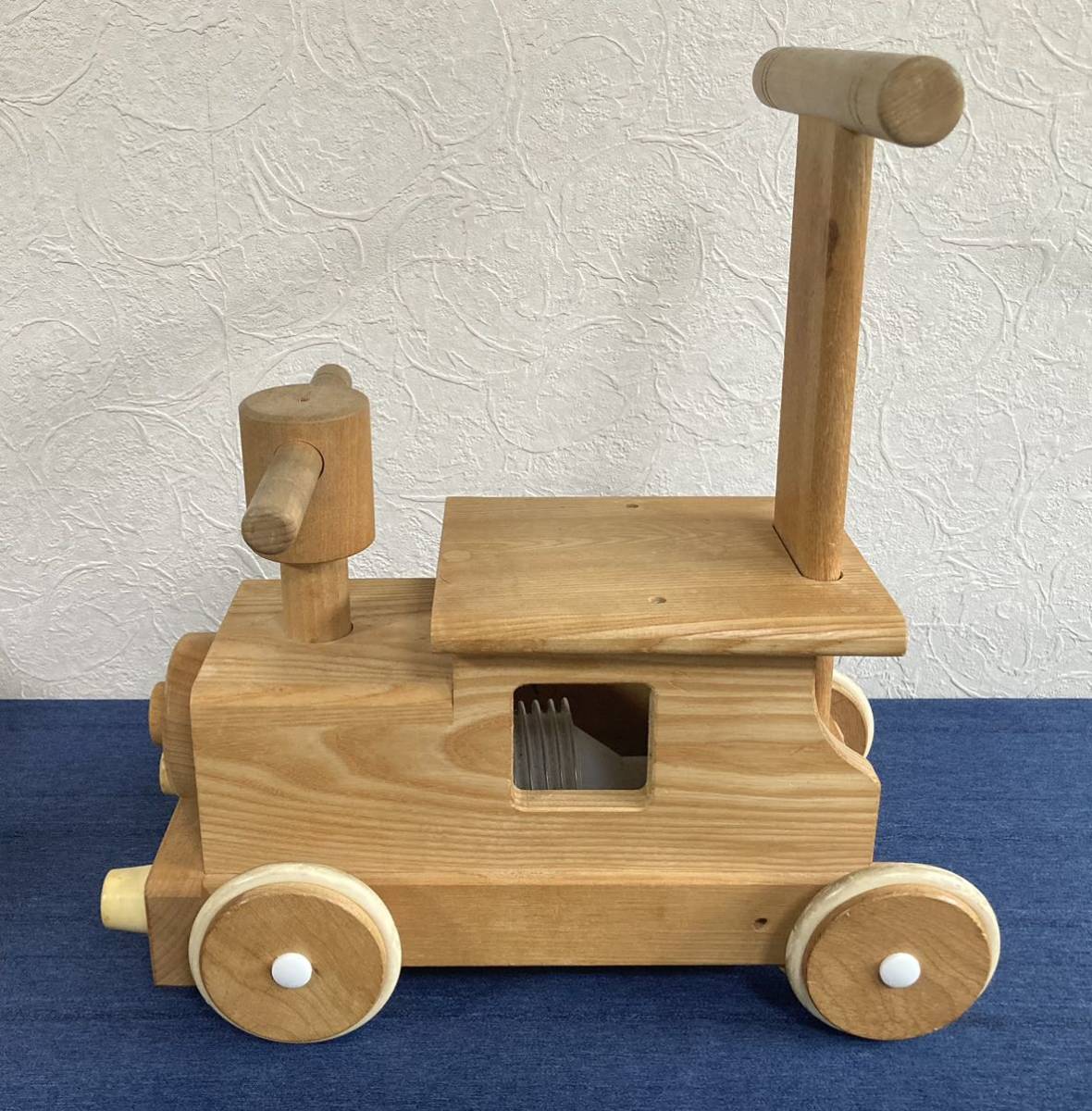 MOCCO 森の汽車ポッポ 木製 乗用玩具 乗り物 お子様
