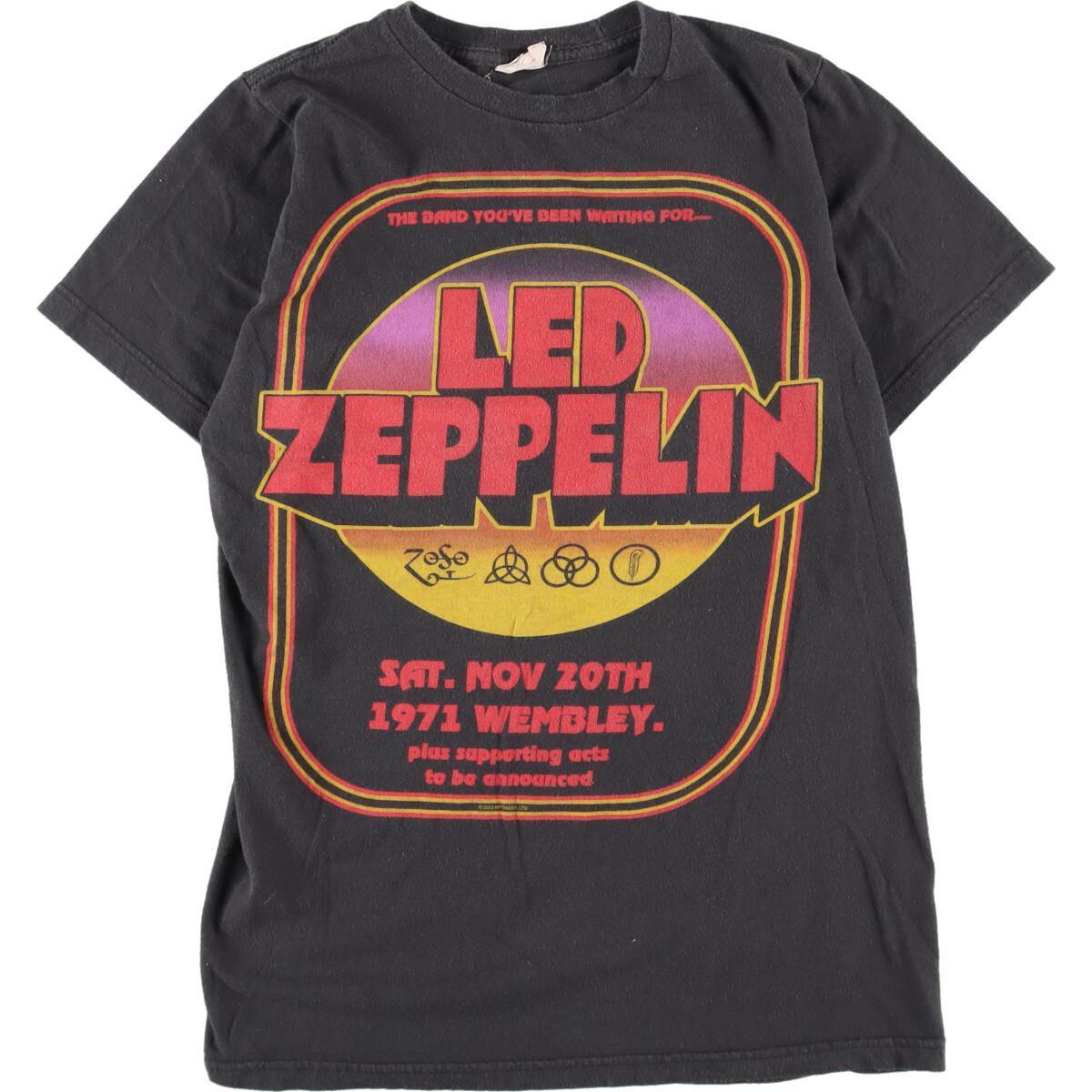 古着 Bay jsland Led Zeppelin レッドツェッペリン バンドTシャツ バンT レディースS /eaa323043