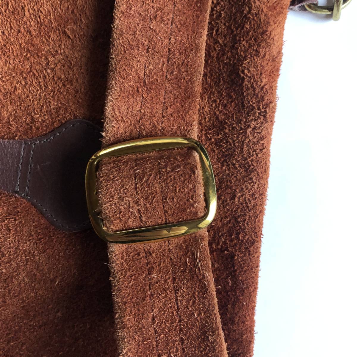 筆記体タグ L L Bean スエード ショルダーバッグ 60年代 60s 筆記体タグ L L Bean スエード ショルダーバッグ 60年代 60s