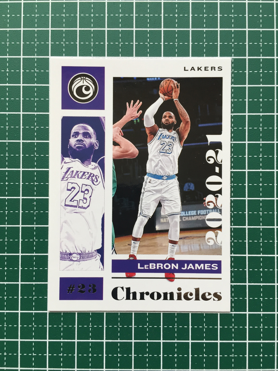 ★PANINI 2020-21 NBA CHRONICLES #46 LEBRON JAMES［LOS ANGELES LAKERS］ベースカード「CHRONICLES」★_画像1