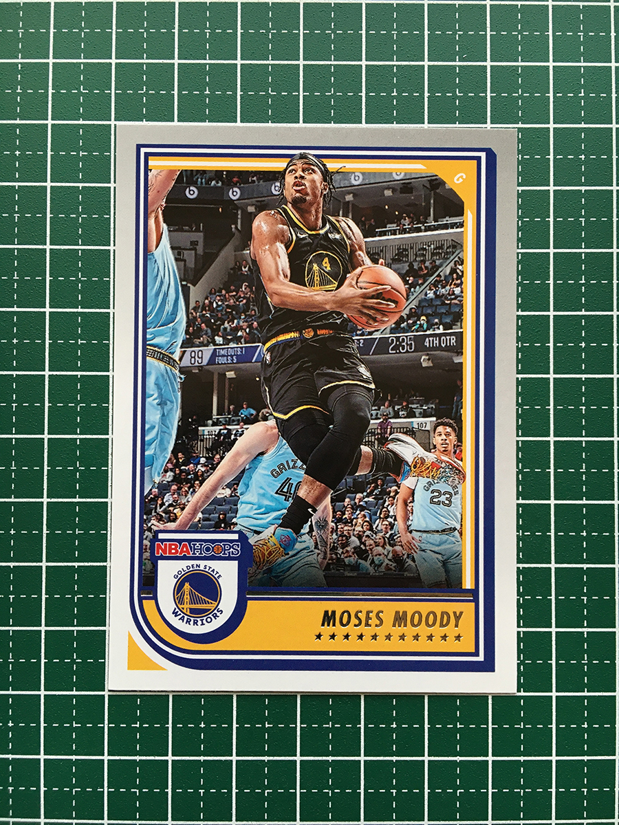 ★PANINI 2022-23 NBA HOOPS #230 MOSES MOODY［GOLDEN STATE WARRIORS］ベースカード「BASE」★_画像1