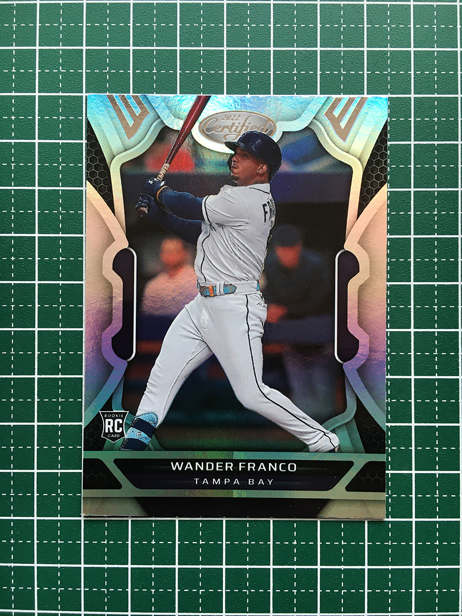 ★PANINI MLB 2022 CHRONICLES #2 WANDER FRANCO［TAMPA BAY RAYS］インサートカード「CERTIFIED」ルーキー「RC」★_画像1