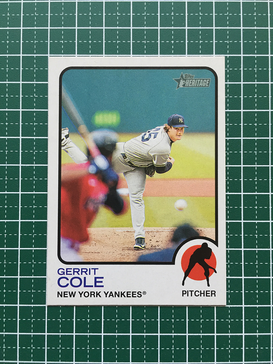 ★TOPPS MLB 2022 HERITAGE #166 GERRIT COLE［NEW YORK YANKEES］ベースカード「BASE」★_画像1