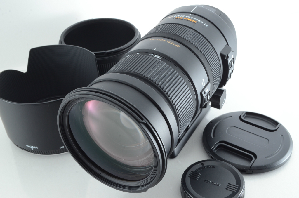 A295 ☆極上品!☆SIGMA APO 50-500mm F4.5-6.3 DG OS HSM for ソニー