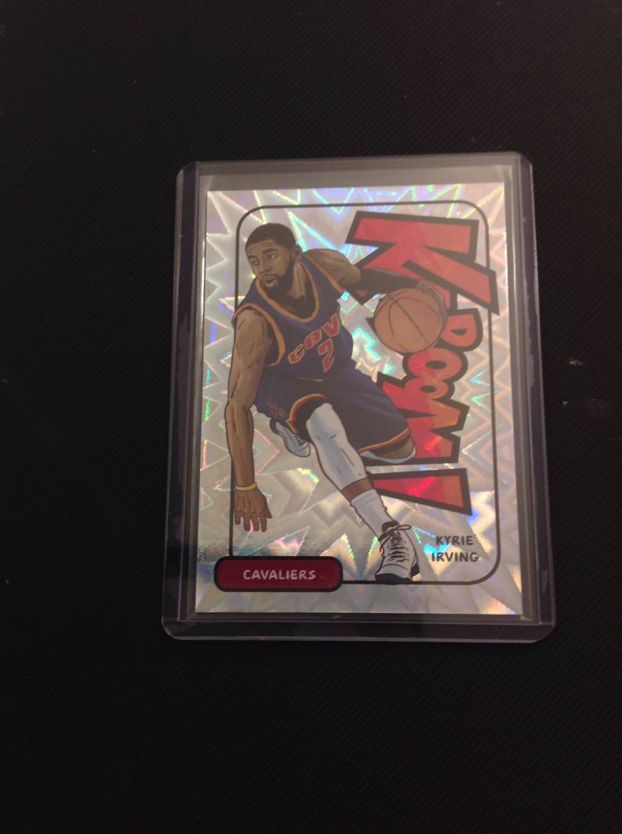 超激レア 16-17 Panini Excalibur Kyrie Irving カイリーアービング SSP 激レアインサートKaBoom #16 現Mavs主力 NBA スーパースター