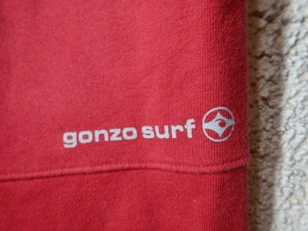 n8305　レア　GONZO　SURF　ゴンゾー　サーフ　日本製　スウェット　パンツ　裏起毛　vintage　ビンテージ　人気_画像3