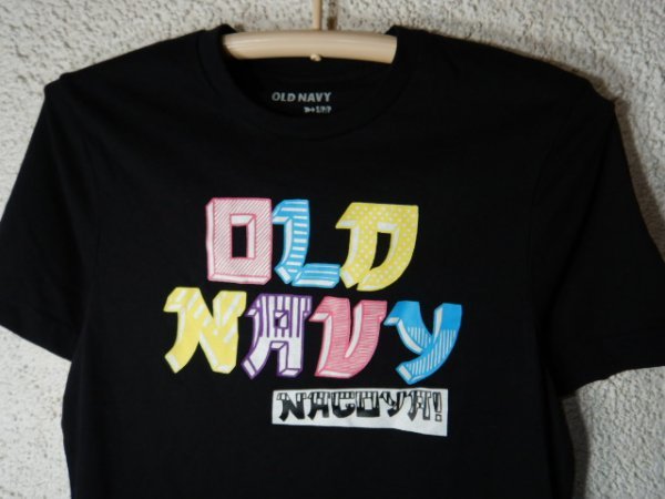 ｎ8321　美品　OLD NAVY　オールド　ネイビー　半袖　tシャツ　ポップ　ロゴ　デザイン　名古屋　人気　送料格安_画像2