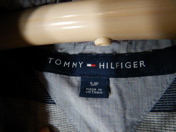 ｎ8337 TOMMY HILFIGER トミー ヒルフィガー 半袖 ボーダー デザイン ポロシャツ 人気 送料格安の画像5