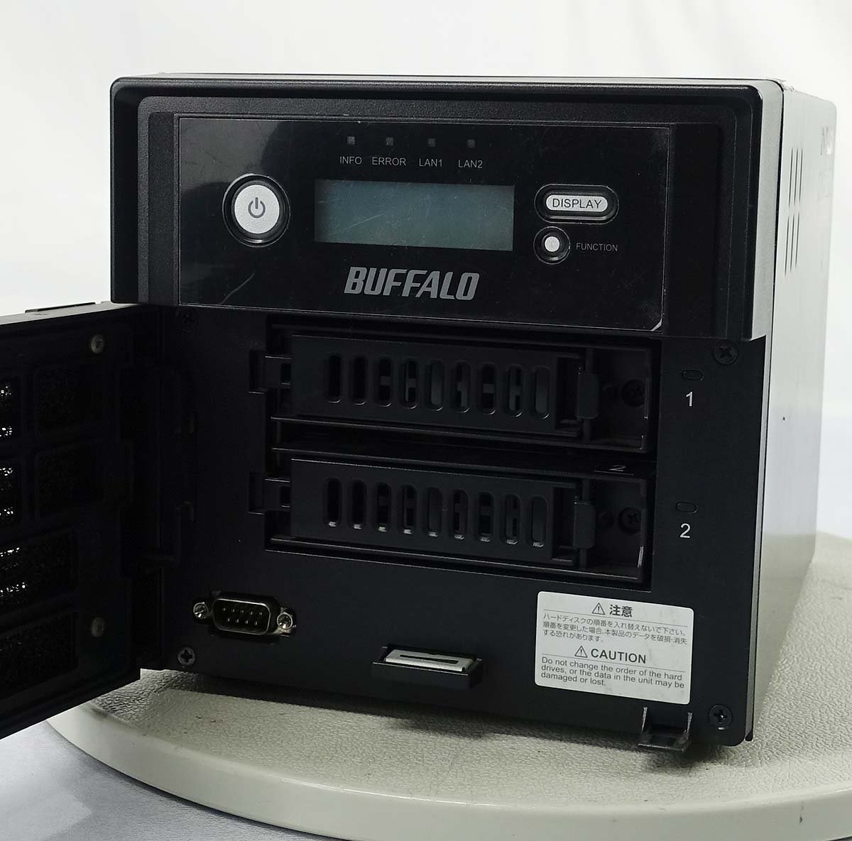 HDD無し 鍵付 NAS BUFFALO TeraStation TS-WX1.0TL/R1 tera テラ バッファロー ネットワーク Link リンク Drive S031324_画像2