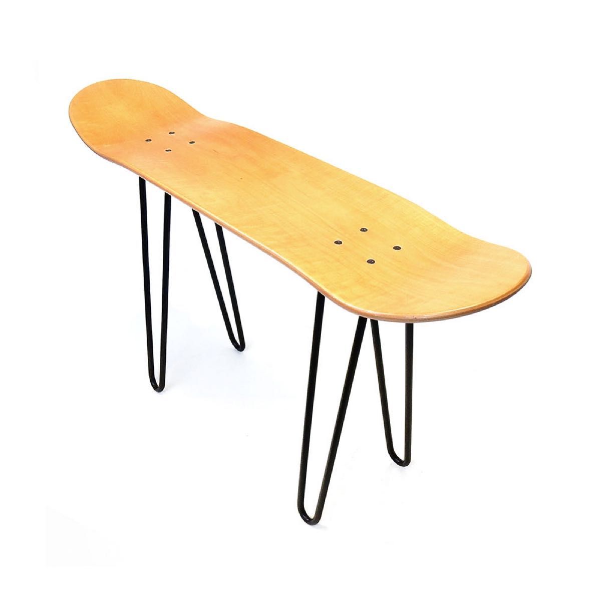 スケートボード スツール 椅子 ロンスケ スケボー チェア ベース部品 黒