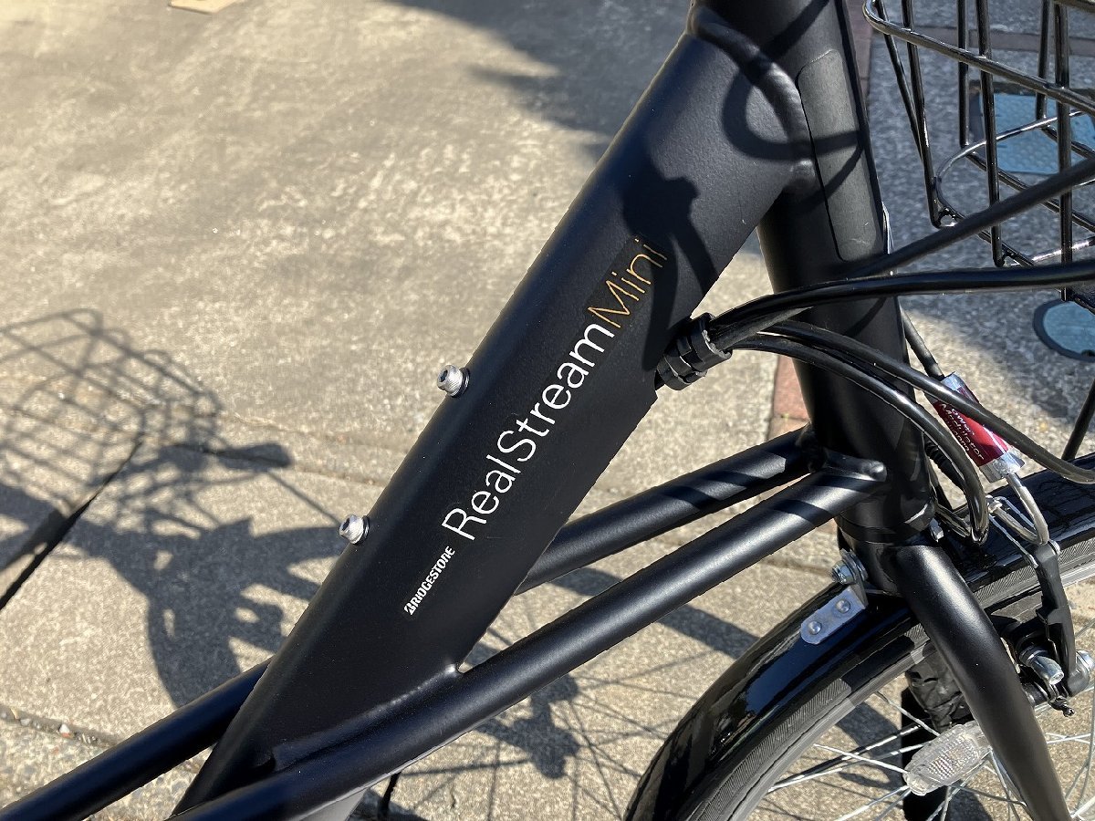 3211 почти новый товар! б/у велосипед с электроприводом 1 иен прямые продажи! Bridgestone настоящий Stream Mini 22 год 4 месяц покупка! рассылка Area внутри. 2500 иен . доставка 