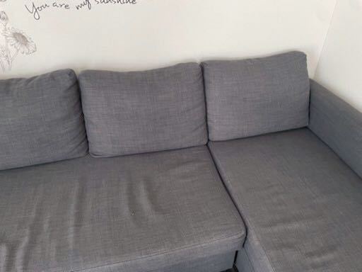 カバー付き!IKEA イケア フリーヘーテンコーナーソファベッド 収納