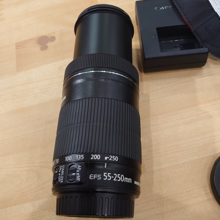 〇良品 キャノン Canon EOS Kiss X9i デジタル一眼 レンズ50mm-250mm