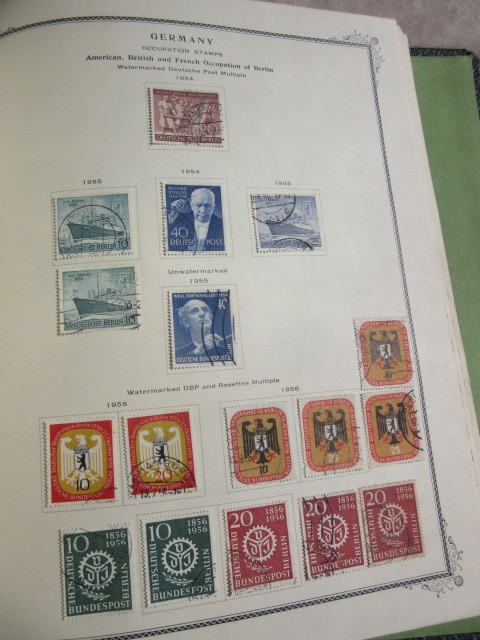 ドイツ　使用済切手　約95リーフ　コレクション　1948〜1972年_画像10