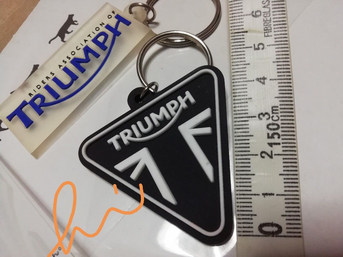 トライアンフ TRIUMPH キーホルダー 2個セット 未使用品|Yahoo トライアンフ TRIUMPH キーホルダー 2個セット 未使用品|Yahoo